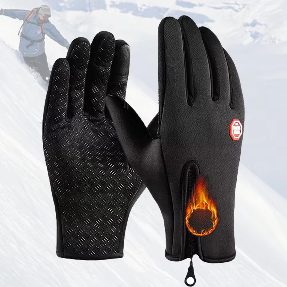 Winter Touchscreen Cycling Gloves Men Women Warm Anti-Slip Outdoor Sports