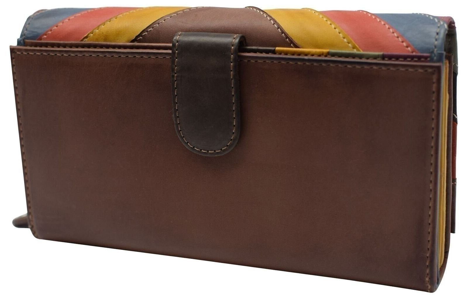 Women’s RFID Blocking Genuine Leather Wallet Large Capacity Card & Phone Holder