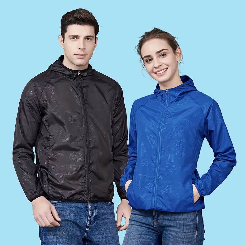 Unisex Waterproof Hiking Jacket Quick-Dry Windbreaker Outdoor Trekking Rain Coat