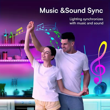 RGB LED Strip Lights 44 Keys APP Music Sync Remote USB 5V Flexible Tape Light