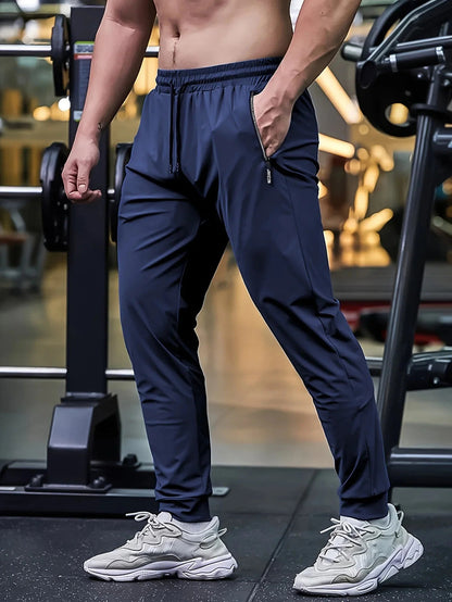 Men’s 3-Pack Casual Jogger Pants Lightweight Quick-Dry Fitness Sports Wear