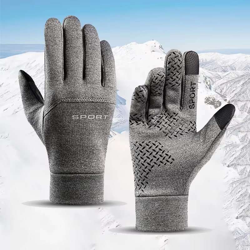 Winter Touchscreen Gloves Men Women Warm Windproof Cycling Running Skiing