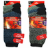 6 Pairs Men’s Winter Thermal Heated Socks – Super Warm for Boots, Size 10–13