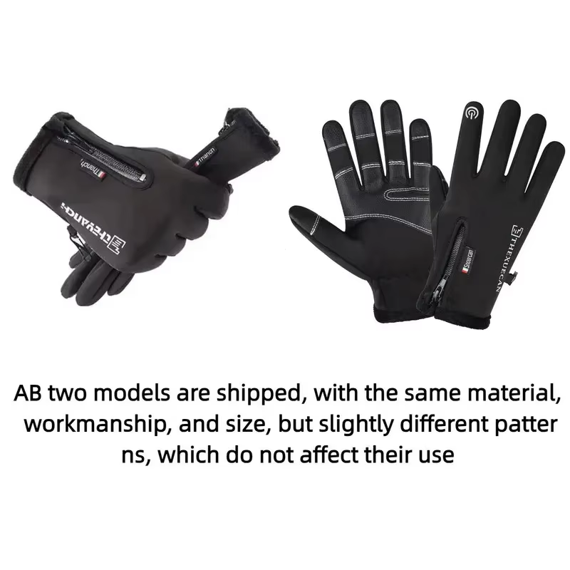 Winter Motorcycle Ski Cycling Gloves Touchscreen Warm Riding Mountaineering