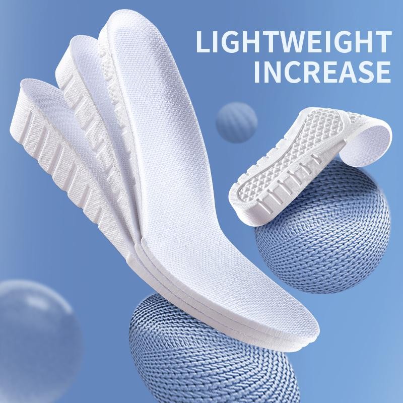 Nafoing Invisible Height Increase Insoles EVA Soft Lightweight Shoe Sole Pads