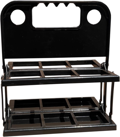 Foldable Sports Water Bottle Carrier – Holds Up to 6 Bottles for Soccer Football