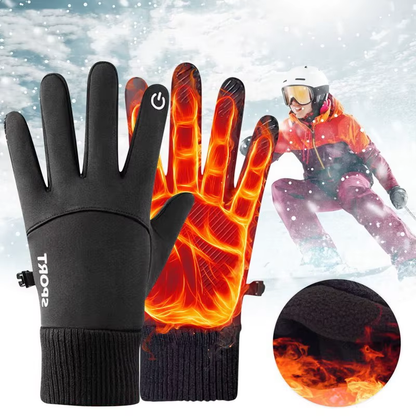 Winter Waterproof Touchscreen Gloves Warm Fleece Windproof Cycling Ski Gloves