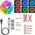 USB LED Strip Lights RGB 5050 Color Changing APP Control Flexible Tape Light