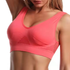 Women’s Sports Bra Large Size Seamless No Steel Ring Removable Pad Mesh Vest