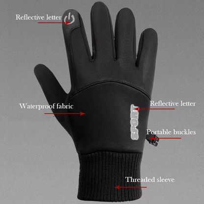 Winter Touchscreen Gloves Men Women Warm Waterproof Windproof Thermal Running