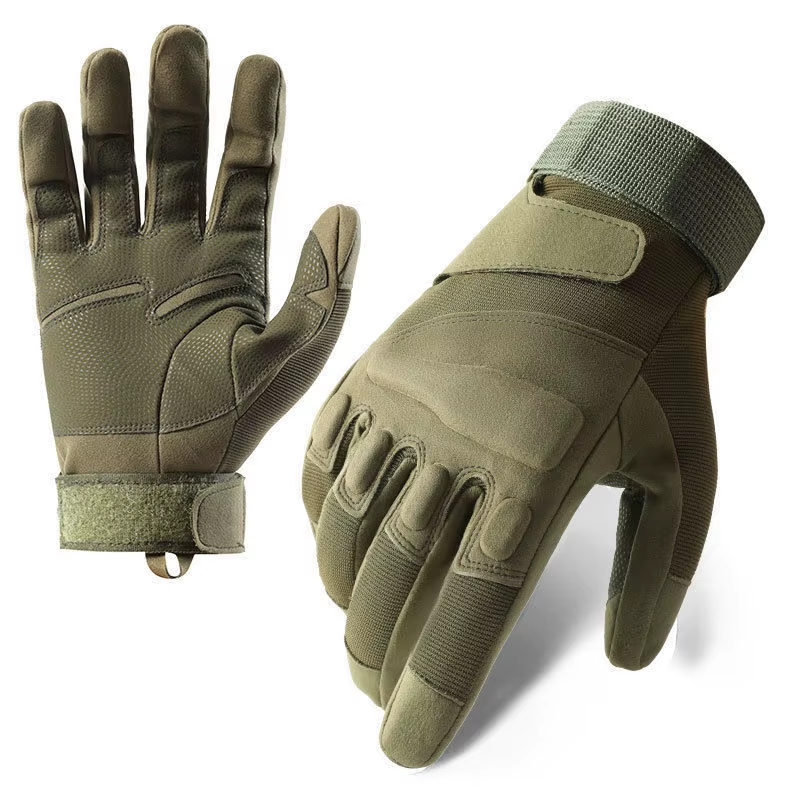 Winter Tactical Gloves Men Touchscreen Thick Rubber Shell Outdoor Riding Warm