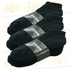 Black 3-12 Pairs Men’s Cotton Socks – Ankle, Quarter & Crew, Thick , Low Cut