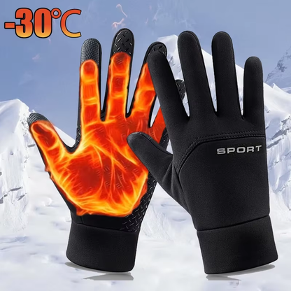 Winter Touchscreen Gloves Men Women Warm Windproof Cycling Running Skiing