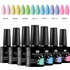 7Pcs UV Gel Nail Polish Set Soak Off Long Lasting DIY Manicure Painting Kit Pack