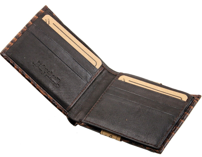 New Men’s Genuine Leather Bifold Wallet | ID Window & Credit Card Holder Purse