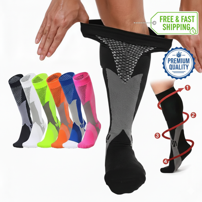 Compression Socks 20-30 mmHg Men & Women – Knee High Medical Stockings S/M-XXL