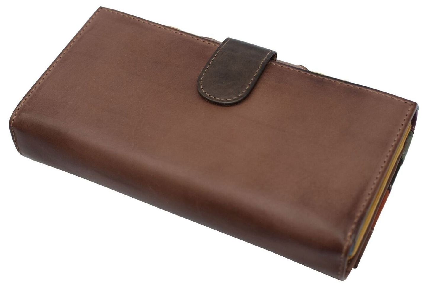 Women’s RFID Blocking Genuine Leather Wallet Large Capacity Card & Phone Holder