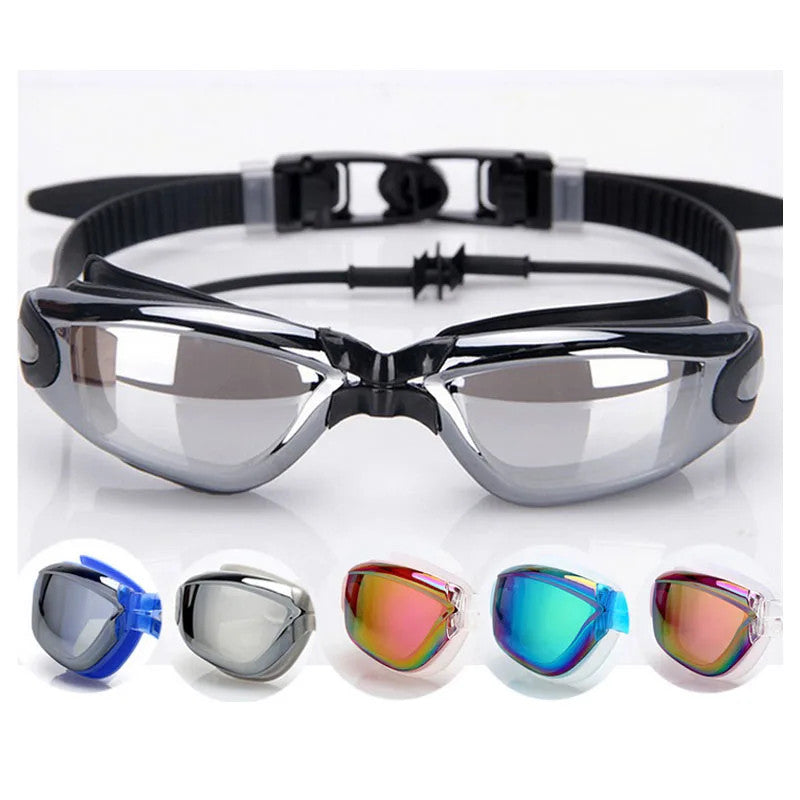 Adult Myopia Swimming Goggles Waterproof Anti-Fog Optical Swim Glasses