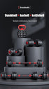 4-in-1 Adjustable Dumbbell Set 22lb – Multi-Function Home Gym Weight Equipment