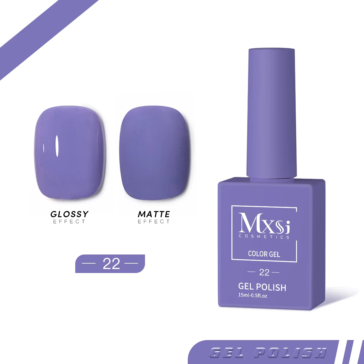MXSI 15ml Gel Nail Polish Neon & Nude Colors UV/LED Long-Lasting Varnish Makeup
