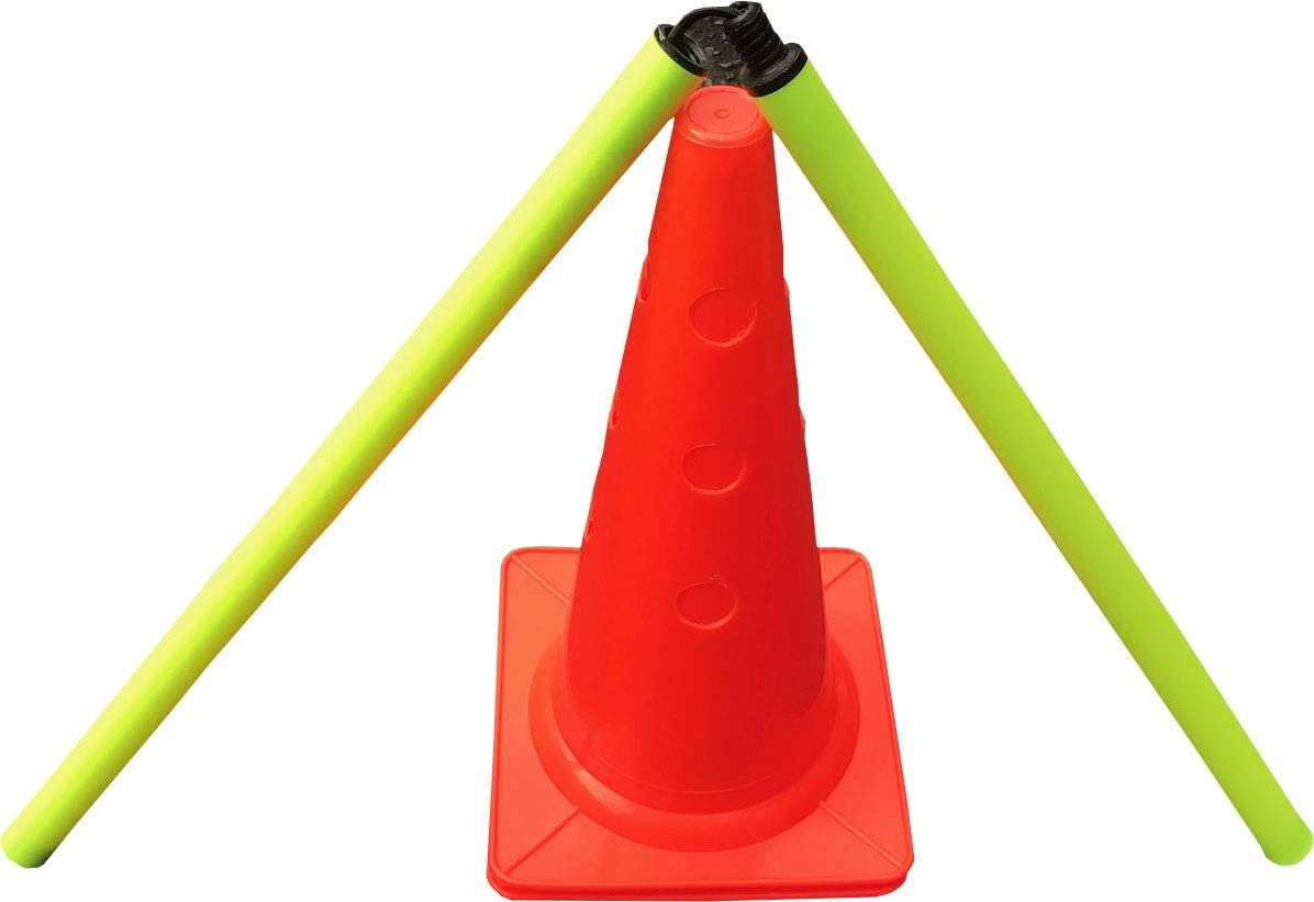 Speed & Agility Training Hurdles Set – 8 Cones & 4 Poles for Soccer & Sports