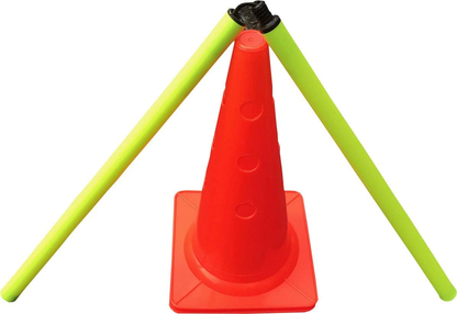 Speed & Agility Training Hurdles Set – 8 Cones & 4 Poles for Soccer & Sports