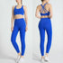 2 Piece Yoga Clothes Women’s Tracksuit Athletic Pilates Fitness Gym Wear Set