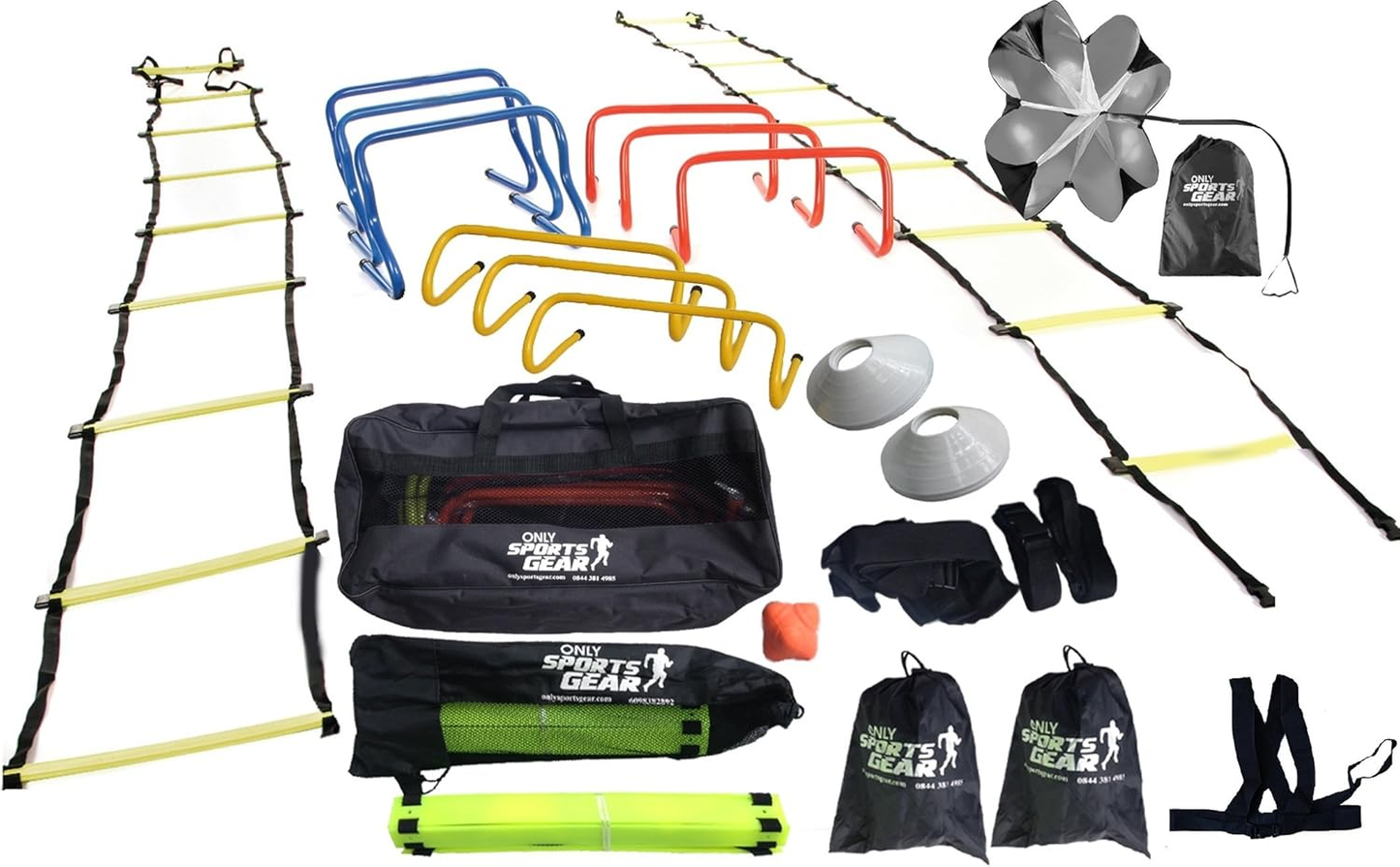 Speed & Agility Training Kit | Sports Fitness Exercise Equipment Combo Set