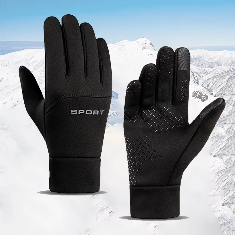 Winter Touchscreen Gloves Men Women Warm Windproof Cycling Running Skiing