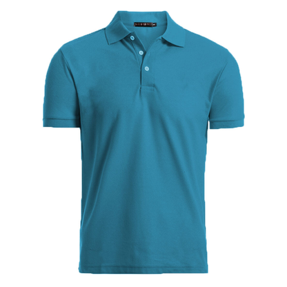 Men’s Casual Cotton Dri-Fit Polo Top Short Sleeve Sport & Golf Jersey Shirt