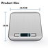 Stainless Steel Digital Kitchen Scale High-Precision Food & Jewelry Weighing
