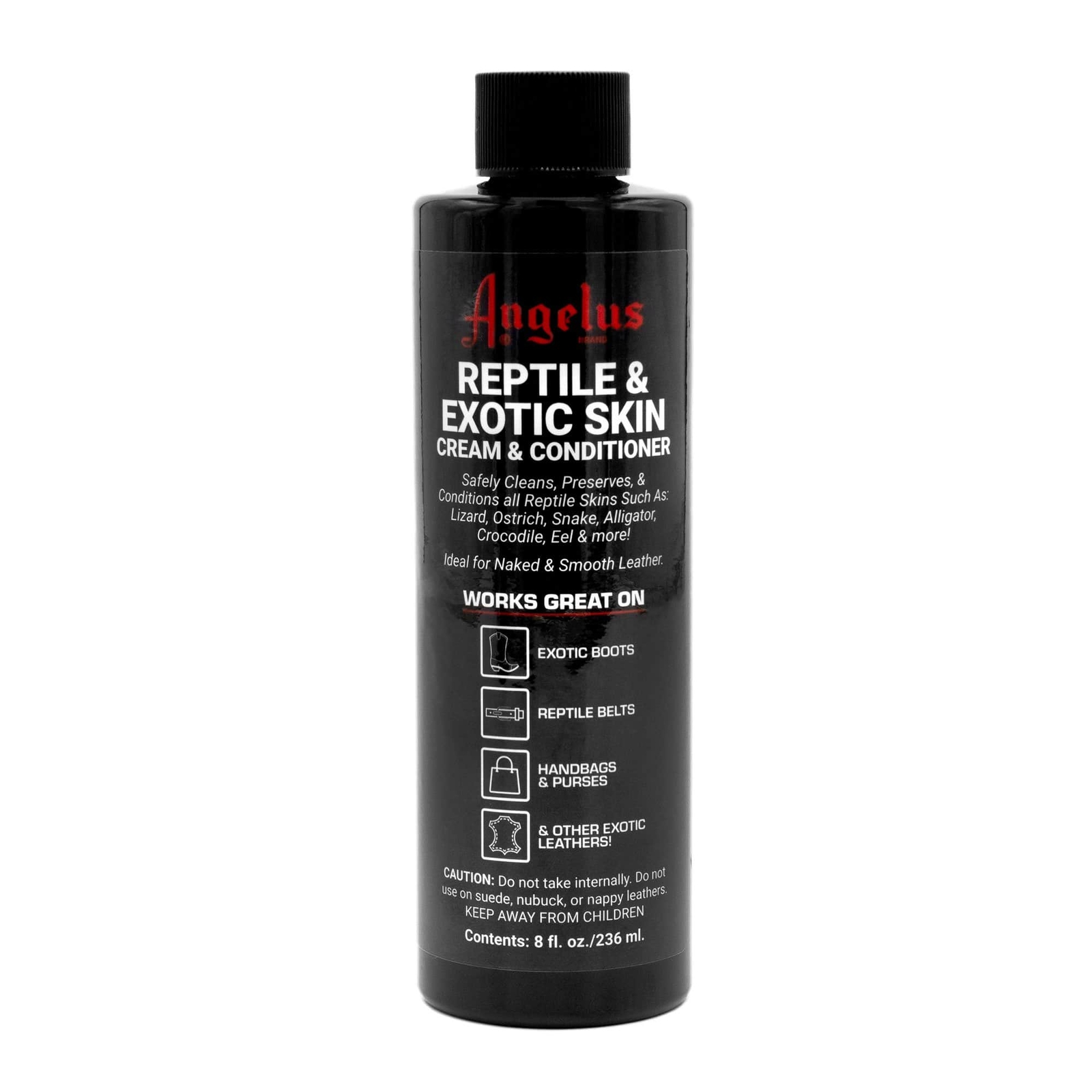 Angelus Reptile & Exotic Skin Cream Conditioner | Cleans Boots, Belts & Purses
