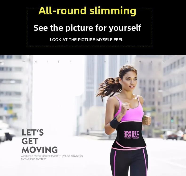 Sweet Sweat Waist Trimmer Core Series – Premium Fitness Band for Men & Women