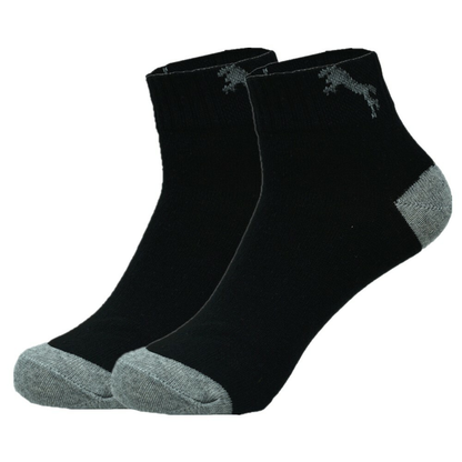 3-12 Pairs Men’s Cotton Sports Socks – Ankle, Quarter & Crew, Low Cut, Size 9-13