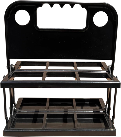 Foldable Sports Water Bottle Carrier – Holds Up to 6 Bottles for Soccer Football