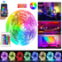 USB LED Strip Lights RGB 5050 Color Changing APP Control Flexible Tape Light