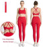 2 Piece Yoga Clothes Women’s Tracksuit Athletic Pilates Fitness Gym Wear Set