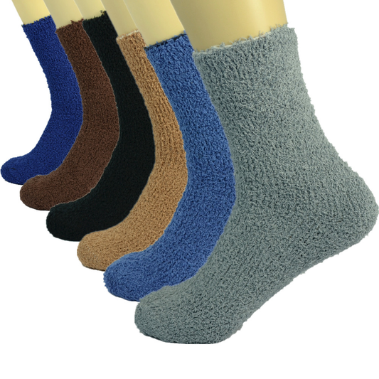 3-10 Pairs Men’s & Women’s Cozy Fuzzy Winter Socks – Soft, Warm Slipper One Size