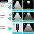 Solar LED Outdoor Wall Lights 4-Pack Motion Sensor Waterproof Garden Lamps