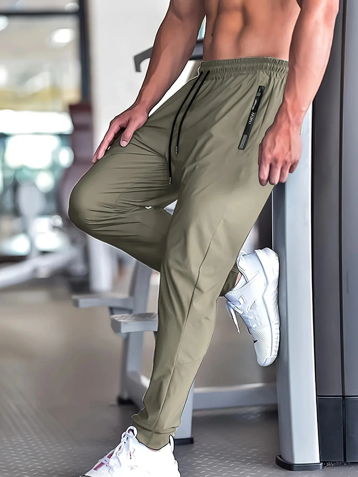 Men’s 3-Pack Casual Jogger Pants Lightweight Quick-Dry Fitness Sports Wear