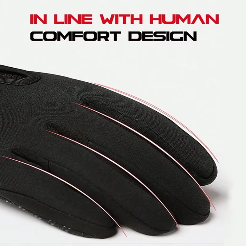 Winter Touchscreen Cycling Gloves Men Women Warm Anti-Slip Outdoor Sports