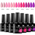7Pcs UV Gel Nail Polish Set Soak Off Long Lasting DIY Manicure Painting Kit Pack