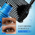 5D Waterproof Mascara Black Silk Fiber Lengthening Thick Curl Makeup Eyelash