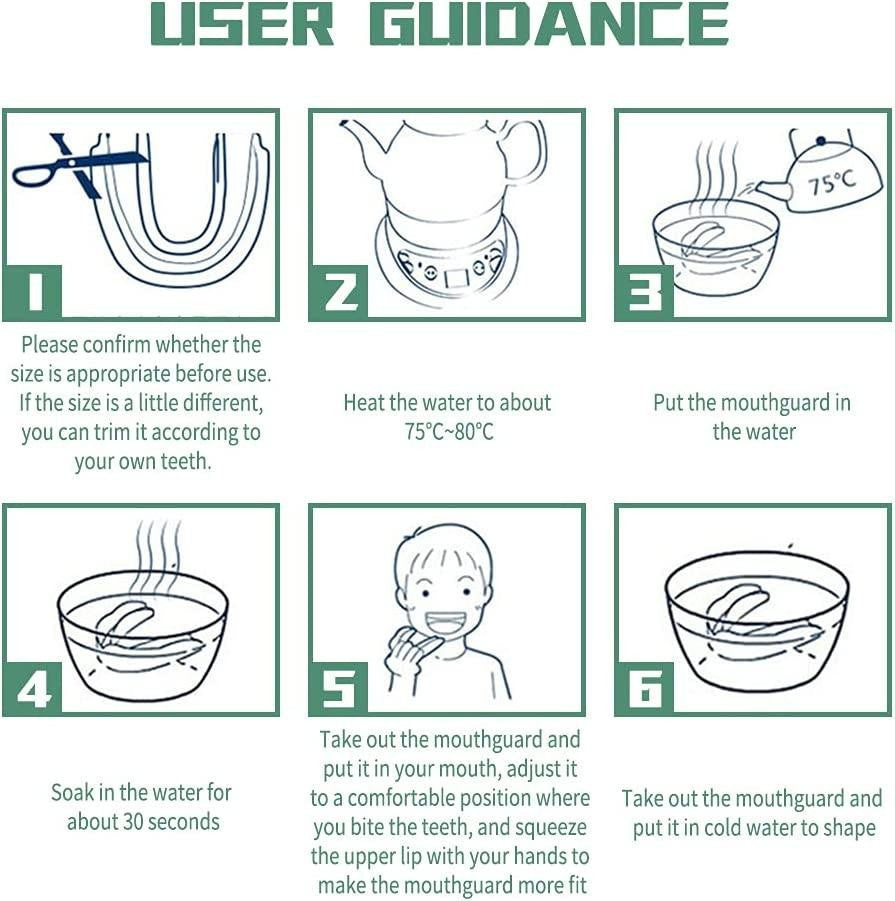 2 Pack Professional Sports Mouthguard for Boxing MMA Muay Thai Kids Tooth Guard