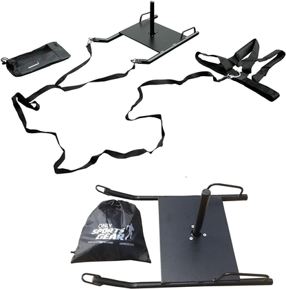 Power Speed Sled with Padded Harness – Weighted Drag Training for Running Sports