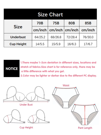 3-Pack Women’s Full Coverage Underwire T-Shirt Bra Soft Padded Everyday 70B-85B