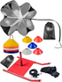 Agility Training Running Combo Power Speed Sled Chute & Marker Cones Disc