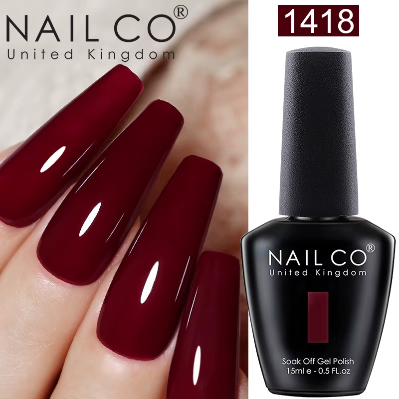 NAILCO 15ml Hema/TPO-Free UV Gel Nail Polish Semi Permanent Manicure Varnish