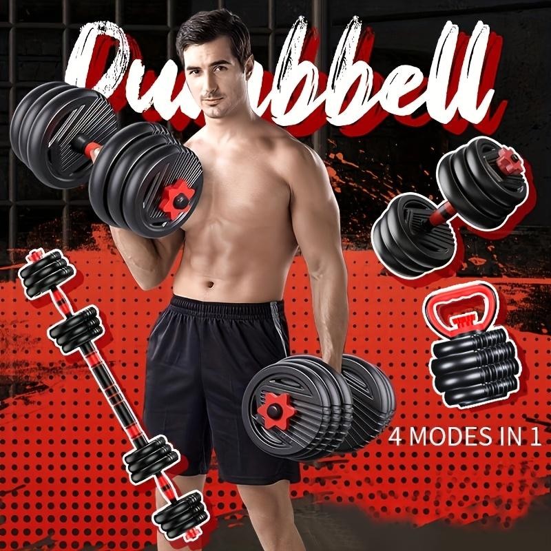 4-in-1 Adjustable Dumbbell Set 22lb – Multi-Function Home Gym Weight Equipment