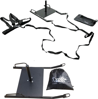 Power Speed Sled with Padded Harness – Weighted Drag Training for Running Sports